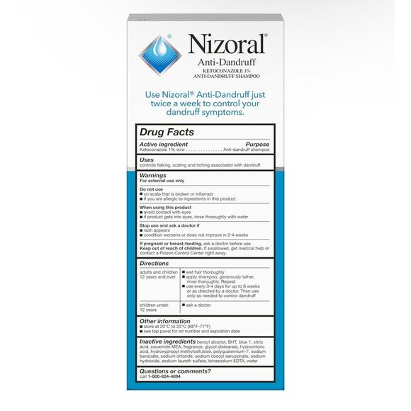 NEW Nizoral Anti-Dandruff Shampoo 7 oz - Picture 2 of 7